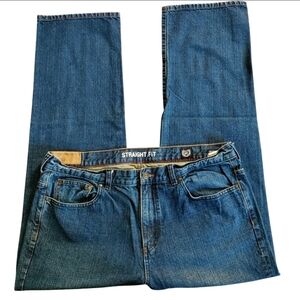 Chaps Denim Jeans Straight Fit Indigo
